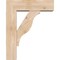 Ekena Millwork Funston Block Smooth Bracket w/ Offset Brace, Douglas Fir, 5 1/2"W x 16"D x 20"H BKT0604X16X20FST05SDF - alternate 2